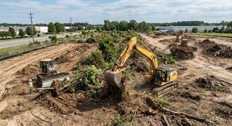 Commercial Site Clearing in Marietta, GA