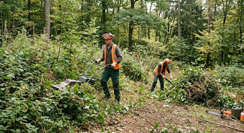 Underbrush Clearing in Cumming, GA
