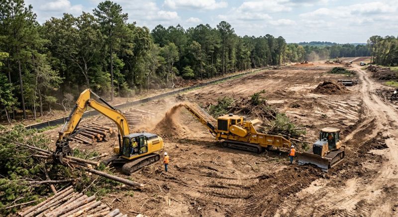 Commercial Land Clearing in Cumming, GA