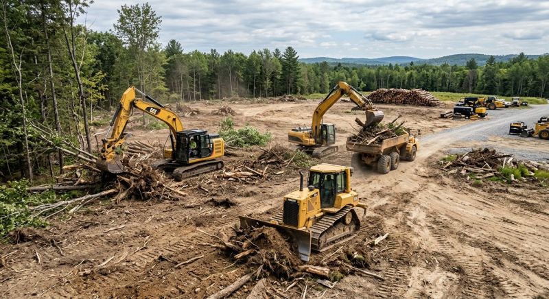 Commercial Land Clearing in Katy, TX