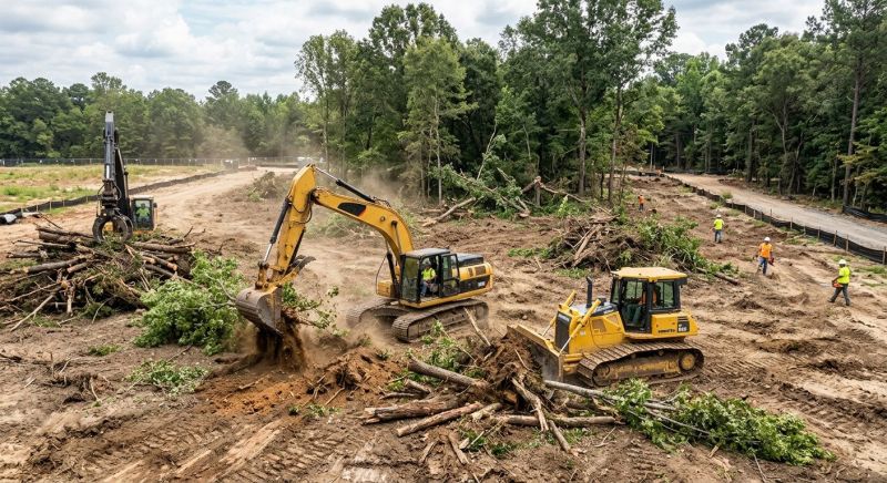 Commercial Site Clearing in Houston, TX