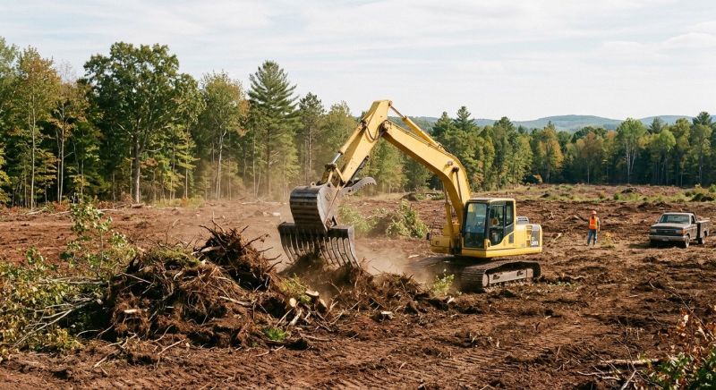 Construction Site Land Clearing in Cumming, GA