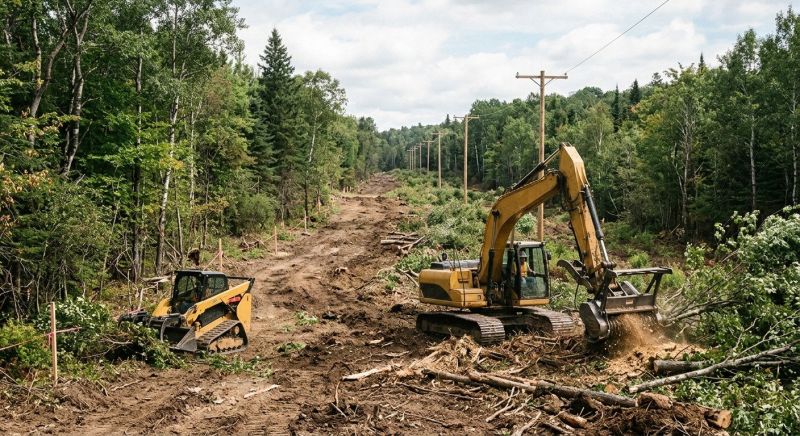 Easement Land Clearing in Cumming, GA