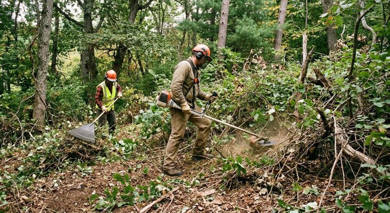 Pine Tree Clearing in Gwinnett County, GA